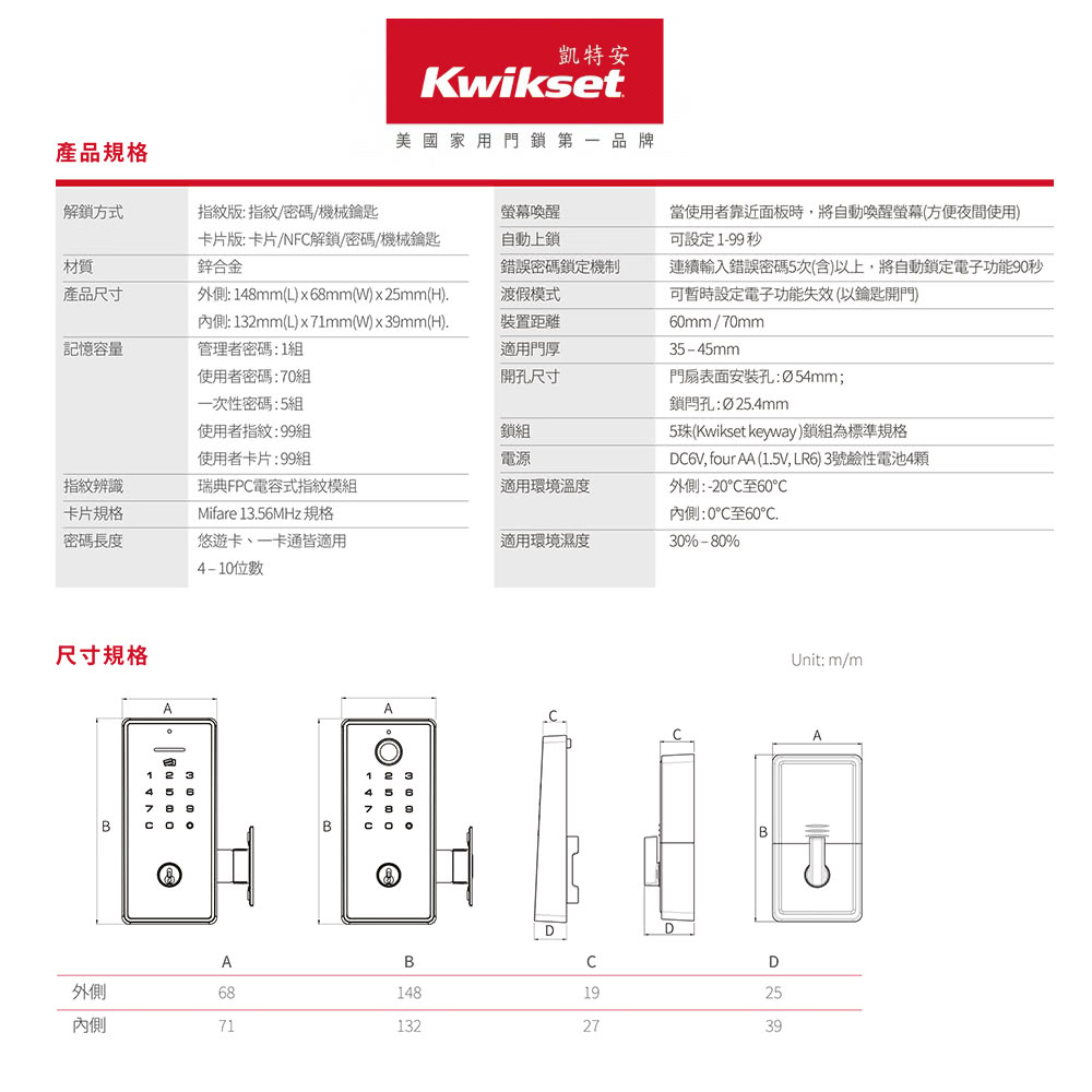 Kwikset凱特安 三合一 - 詳情6