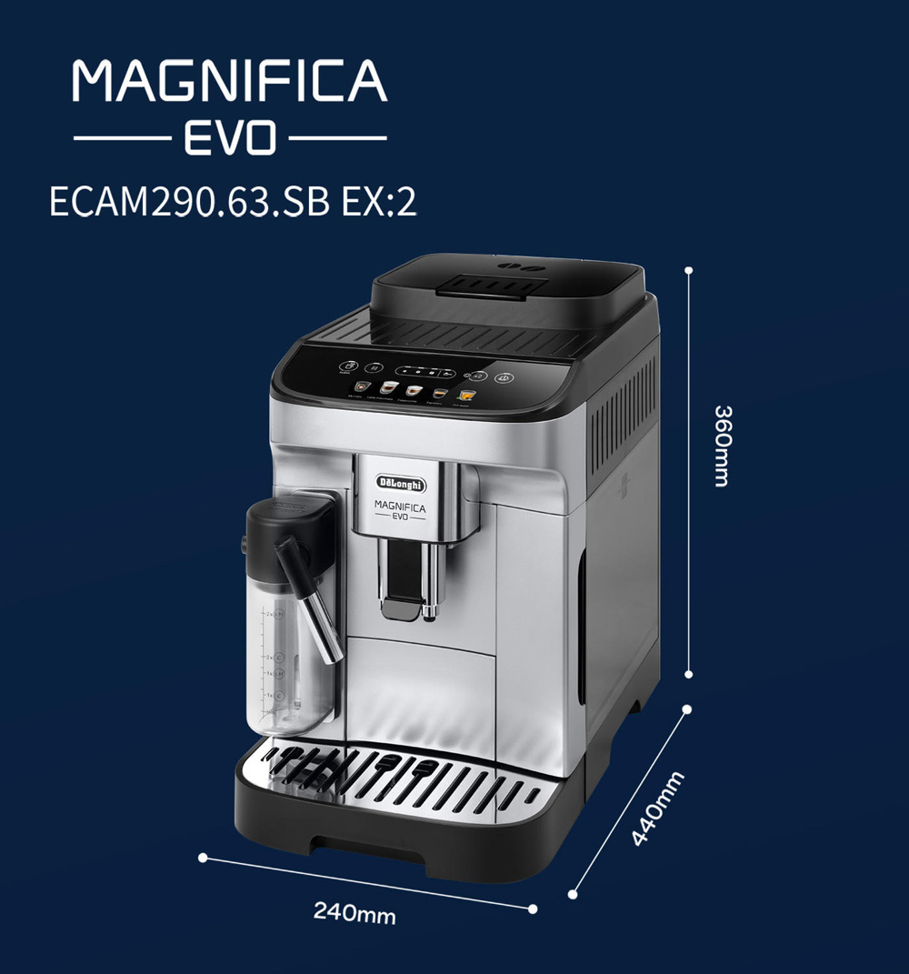 MAGNIFICAEVO ECAM290.63.SB EX:2MAGNIFICA2mm40440mm360mm