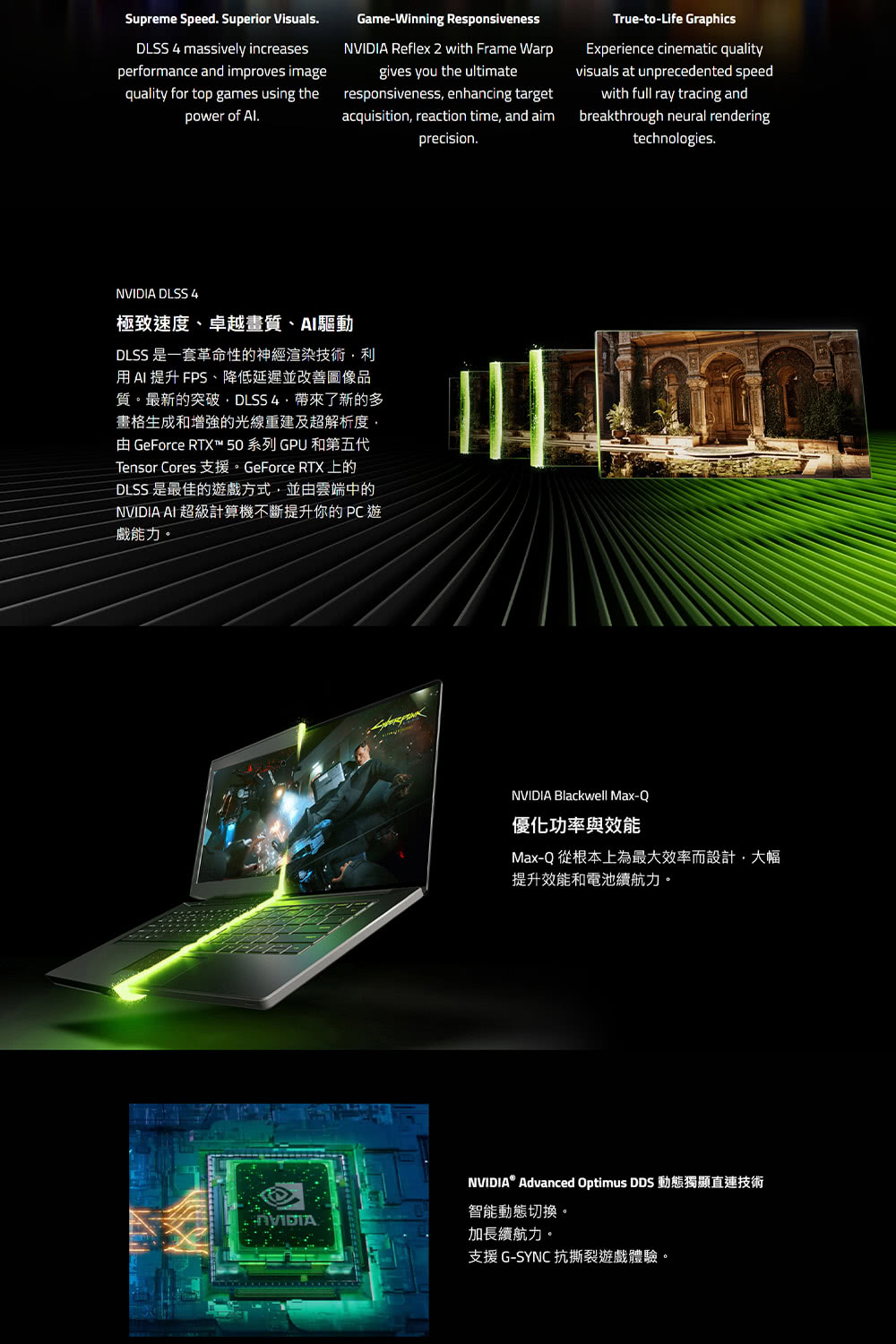 NVIDIA Advanced Optimus DDS 動態獨顯直連技術