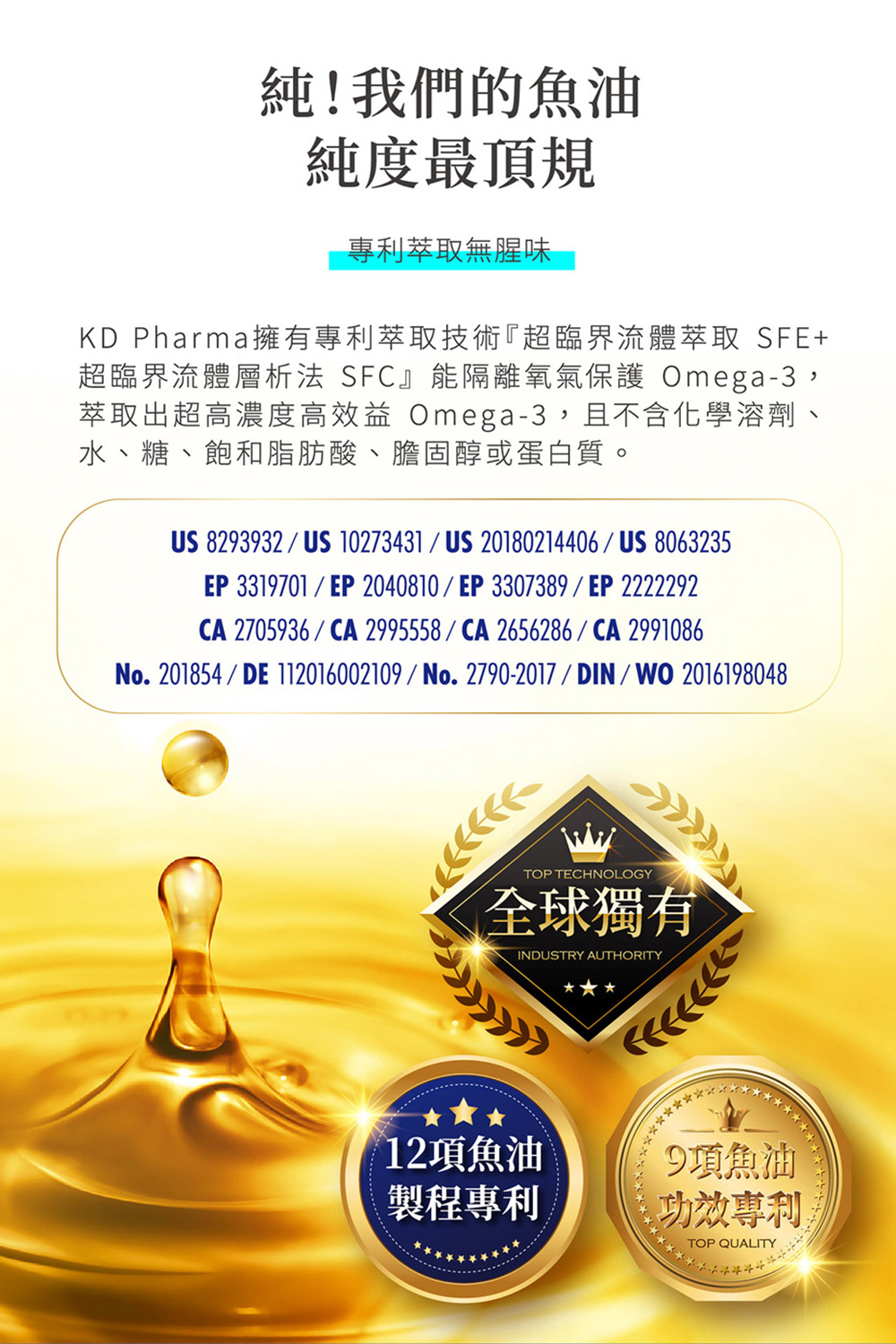 KD Pharma擁有專利萃取技術超臨界流體萃取 SFE