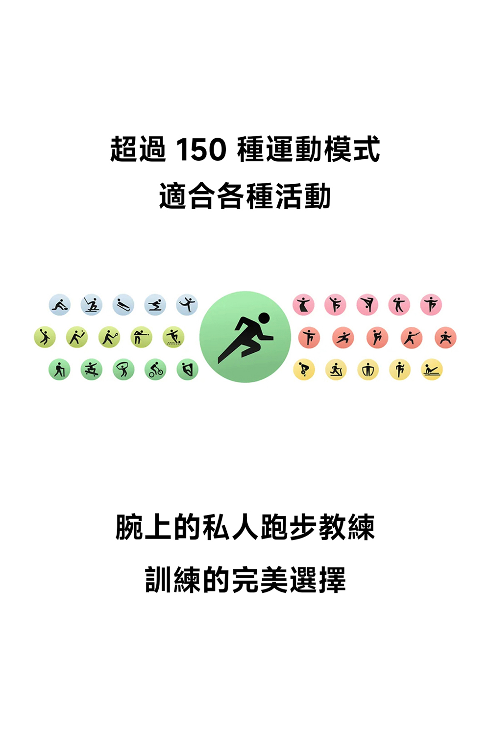 è¶é 150 ç¨®éåæ¨¡å¼ é©ååç¨®æ´»å èä¸çç§äººè·æ­¥æç·´ è¨ç·´çå®ç¾é¸æ 