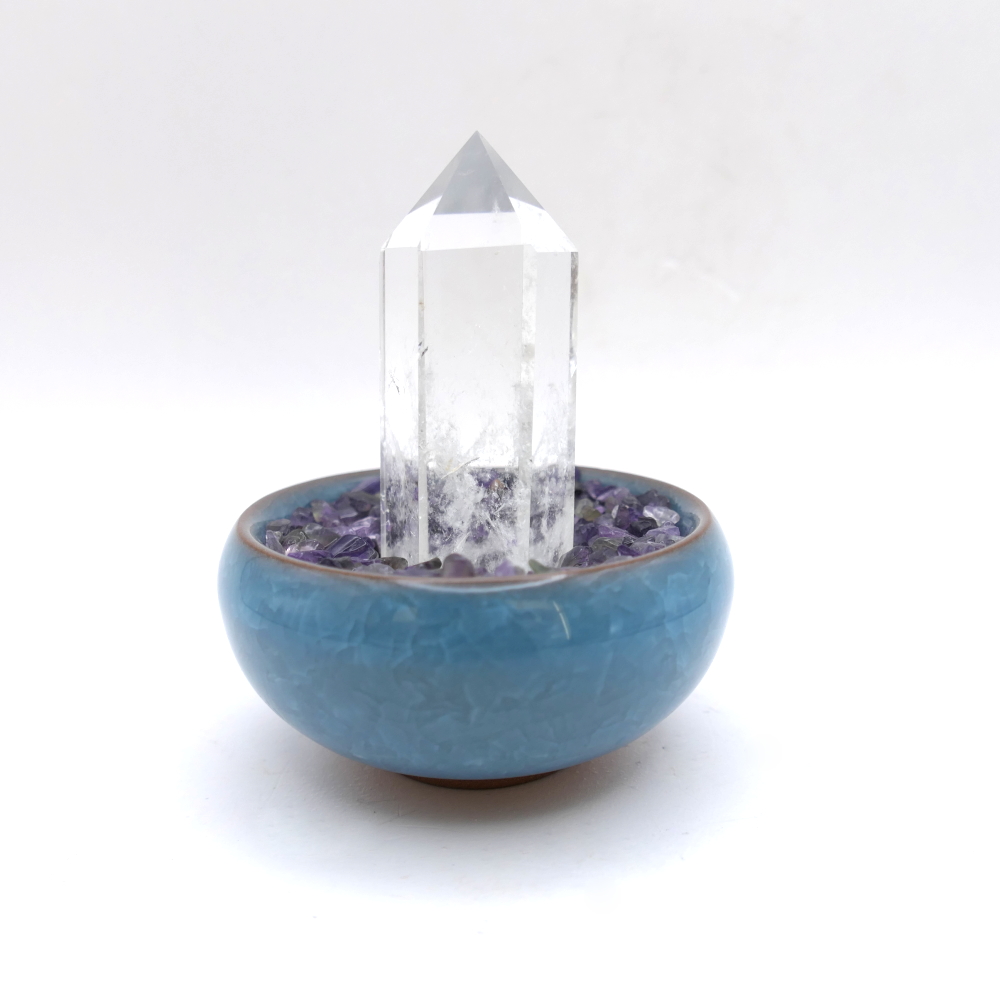 水晶 自然結晶 置物 約10cm P1178059.JPG