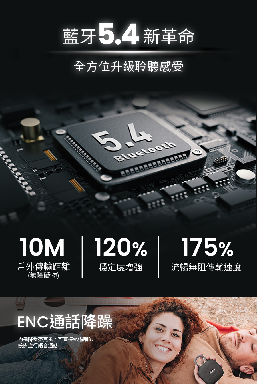 內建降躁麥克風,可直接透過喇叭