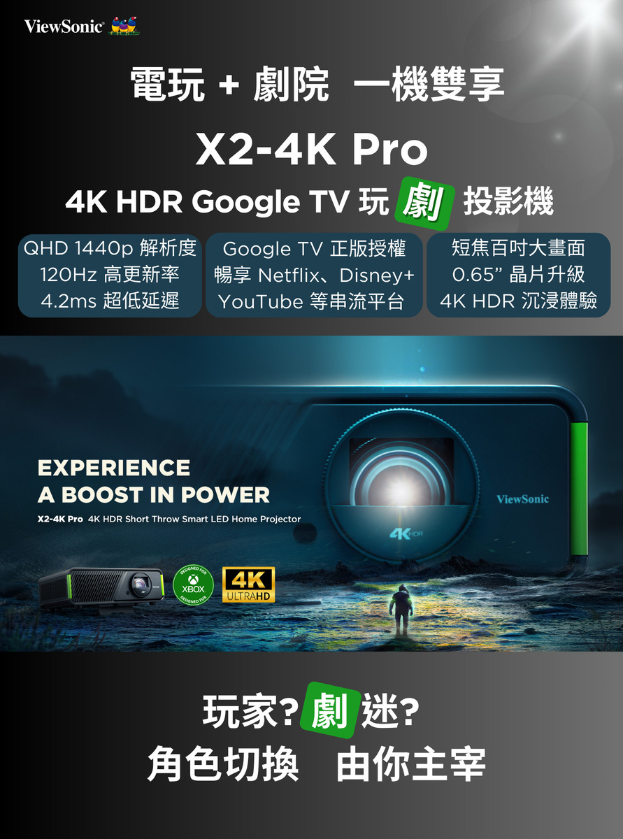 ViewSonic優派 X2-4K - 詳情1