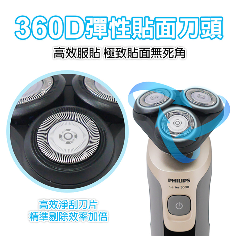 360D彈性貼面刀頭 高效服貼 極致貼面無死角 高效淨刮刀片 精準剔除效率加倍 