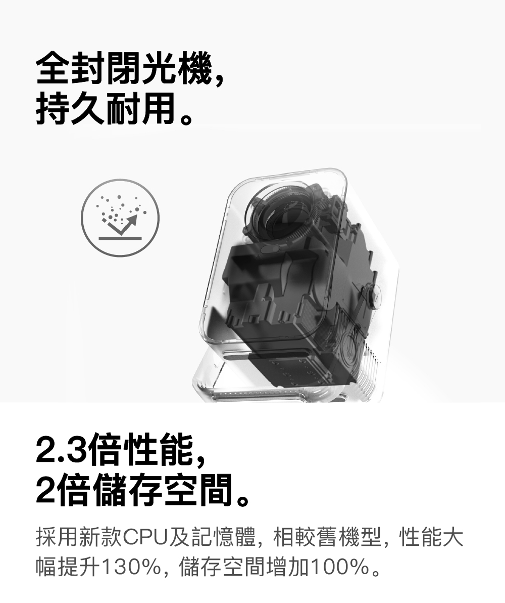 採用新款CPU及記憶體,相較舊機型,性能大