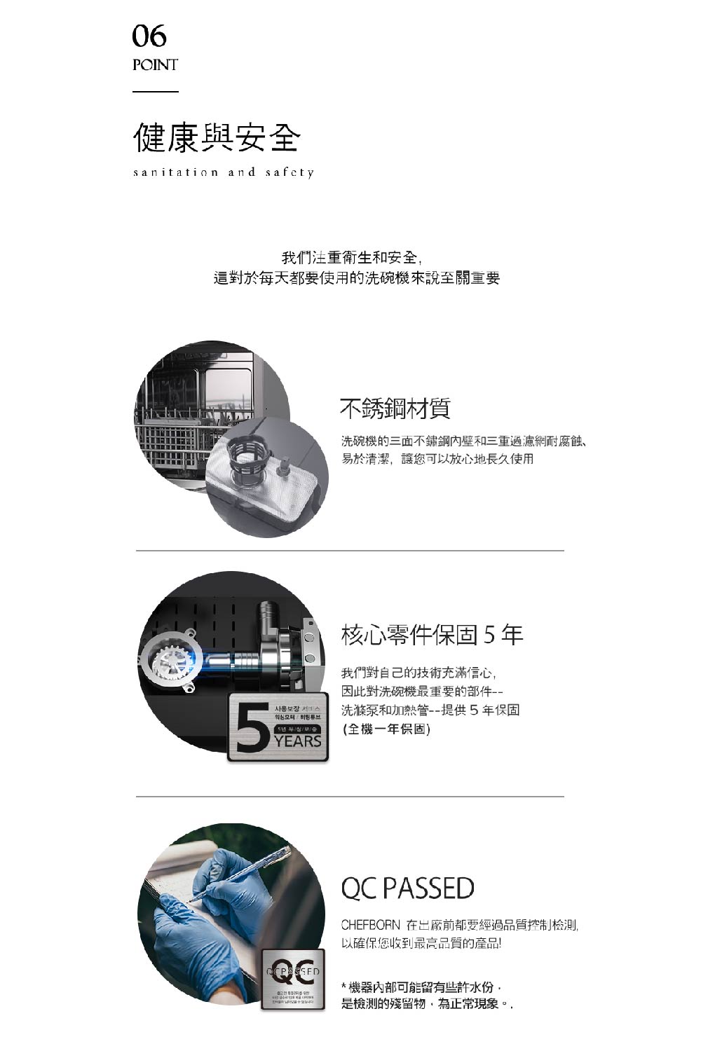 CHEFBORN å¨åºå» åé½è¦ç¶éåè³ªæ§å¶æª¢æ¸¬,