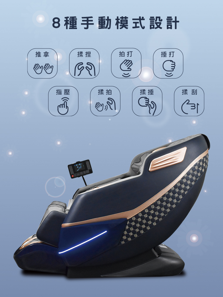 8種手動模式設計