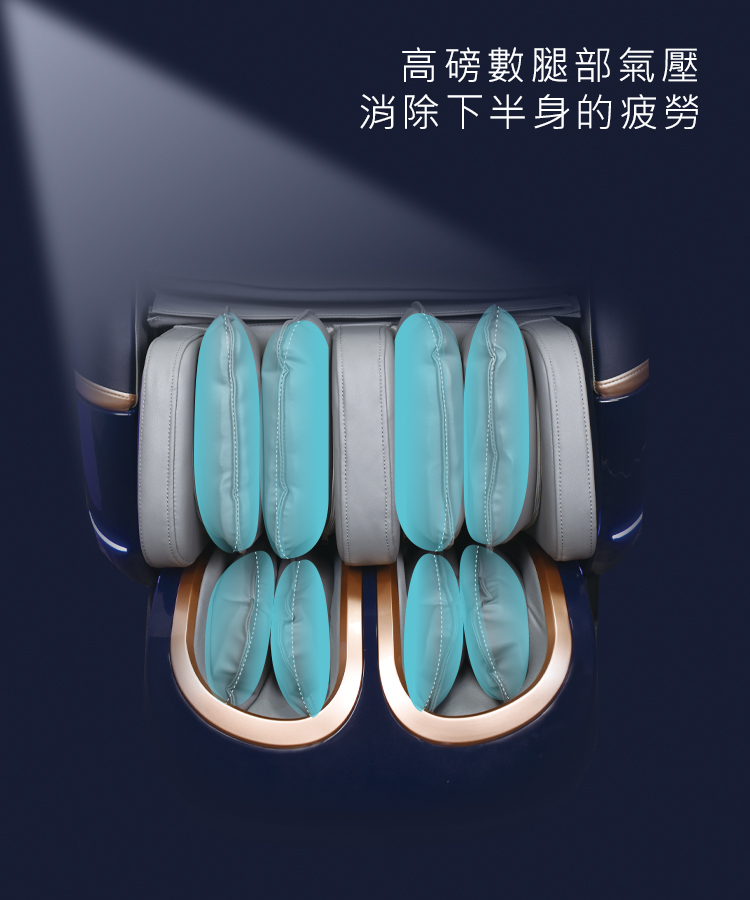 高磅數腿部氣壓 消除下半身的疲勞 