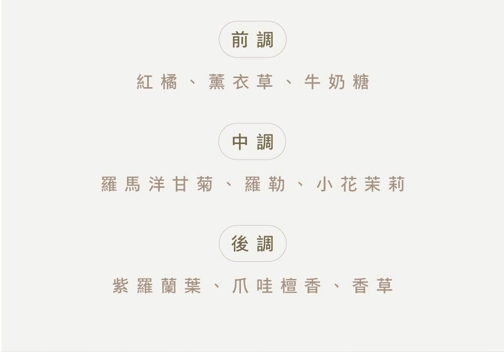 羅馬洋甘菊、羅勒、小花茉莉