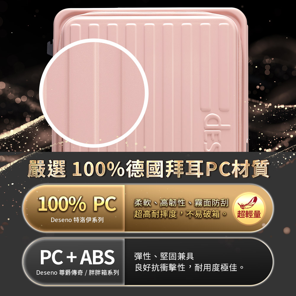 100% PC柔軟、高韌性、霧面防刮