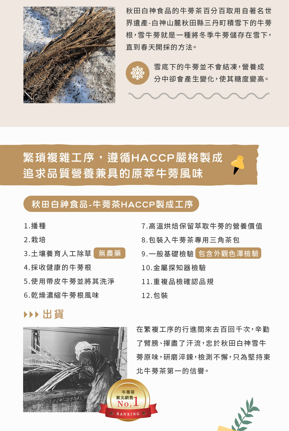 根,雪牛蒡就是一種將冬季牛蒡儲存在雪下,