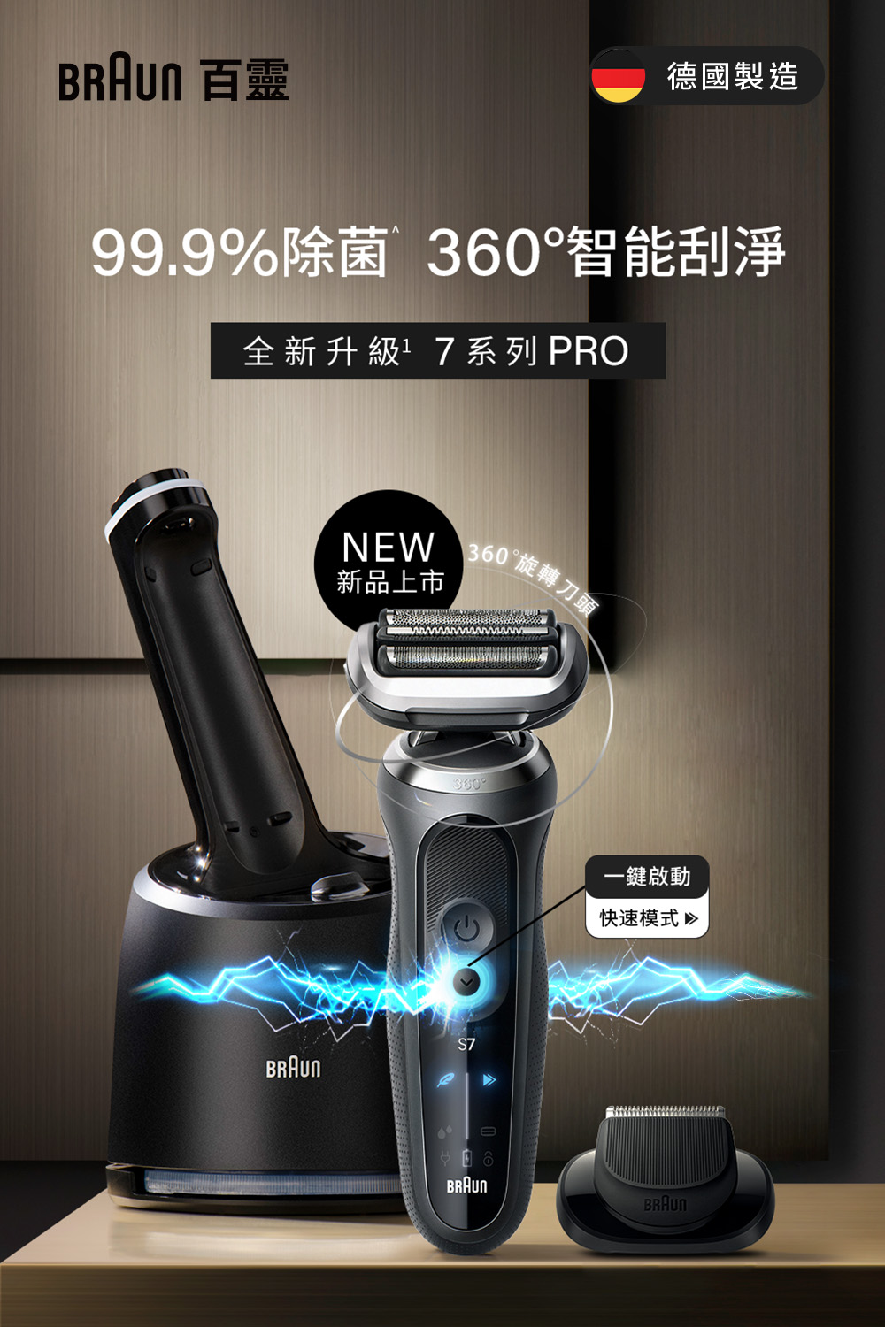 99.9%除菌 360智能刮淨