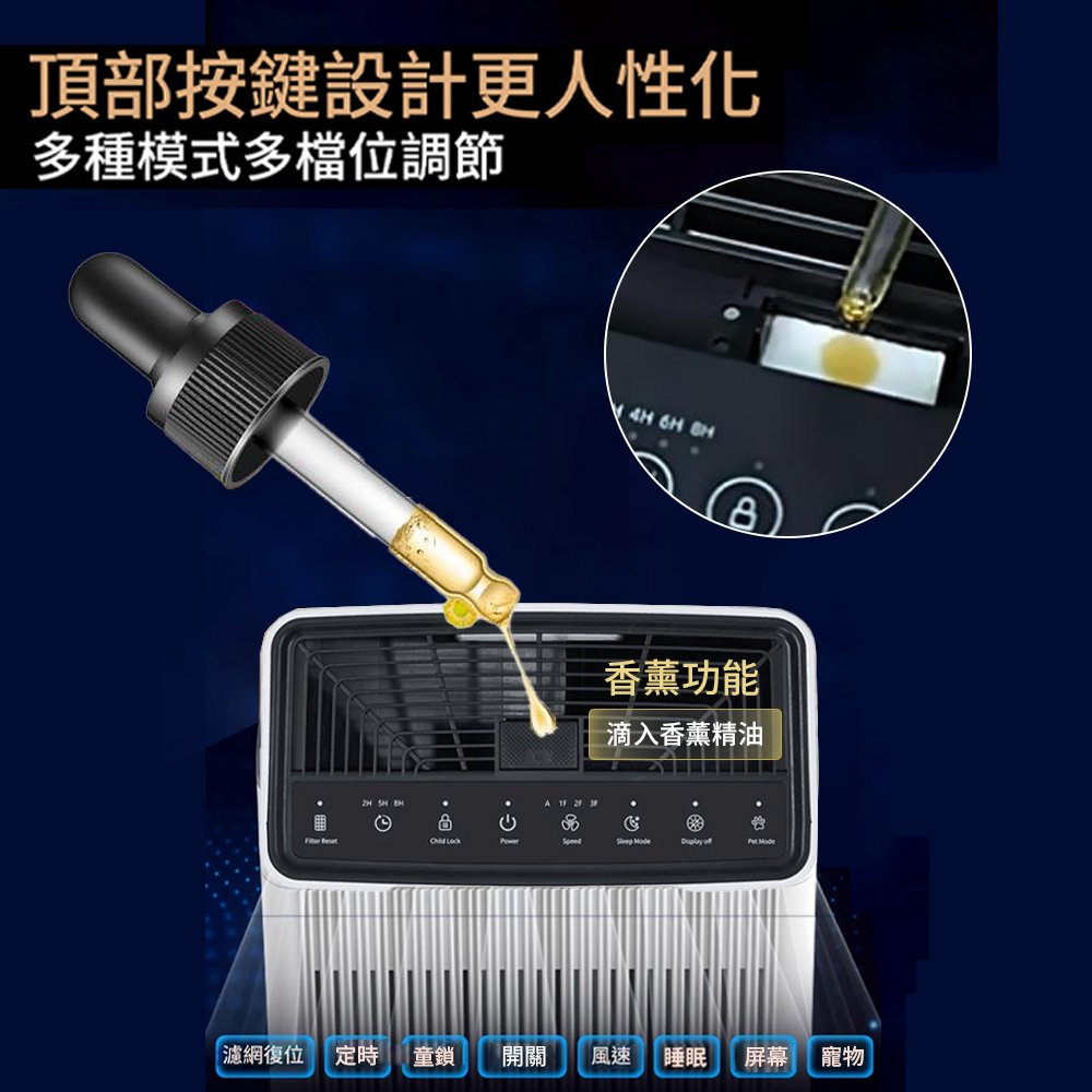 頂部按鍵設計更人性化