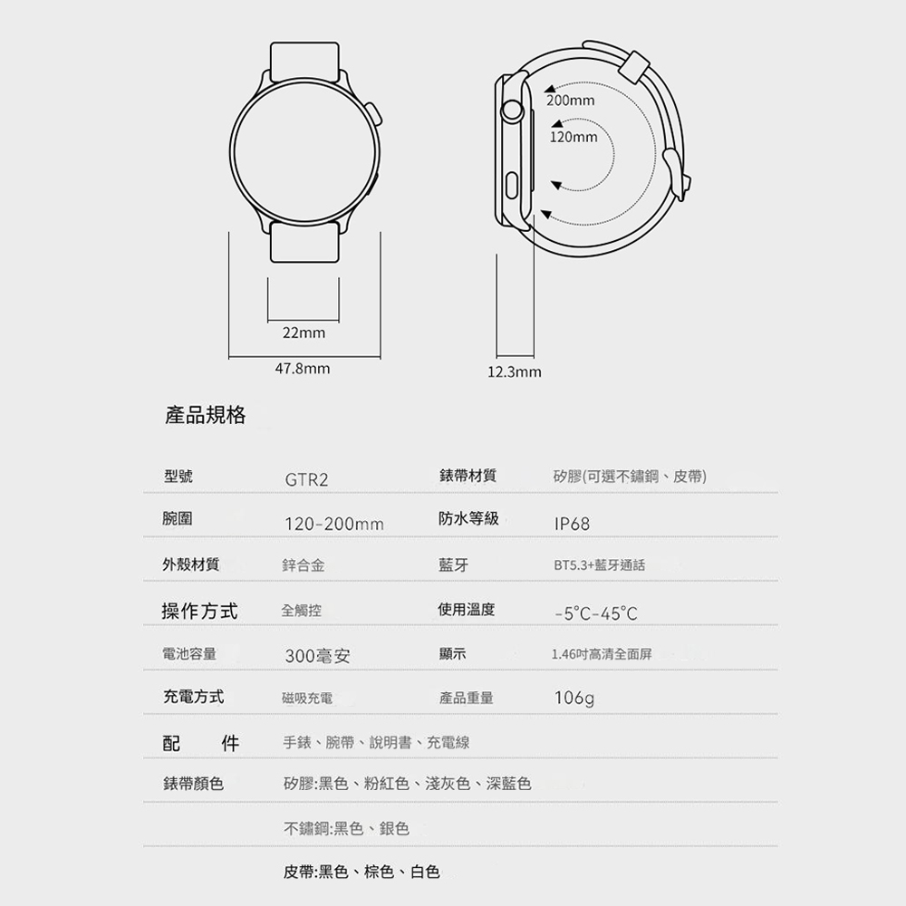 矽膠黑色、粉紅色、淺灰色、深藍色