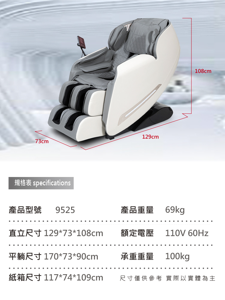 規格表 specifications