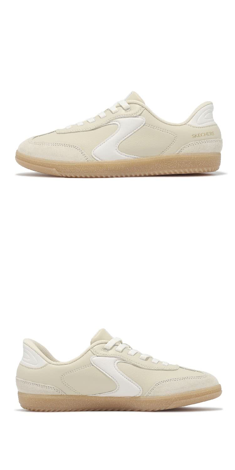 SKECHERS】休閒鞋Hotshot-Perfect Choice 瞬穿款女鞋米白彈性鞋帶舒華