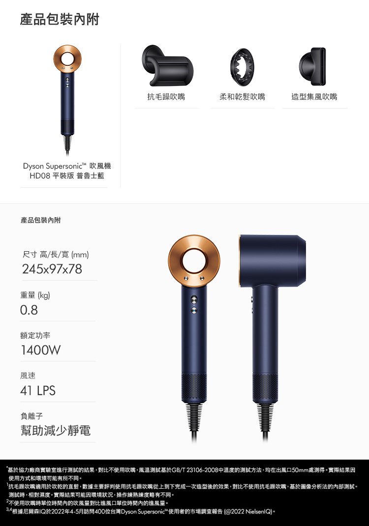 基於協力廠商實驗室進行測試的結果,對比不使用吹嘴,風溫測試基於GBT 231062008中溫度的測試方法,均在出風口50mm處測得。實際結果因