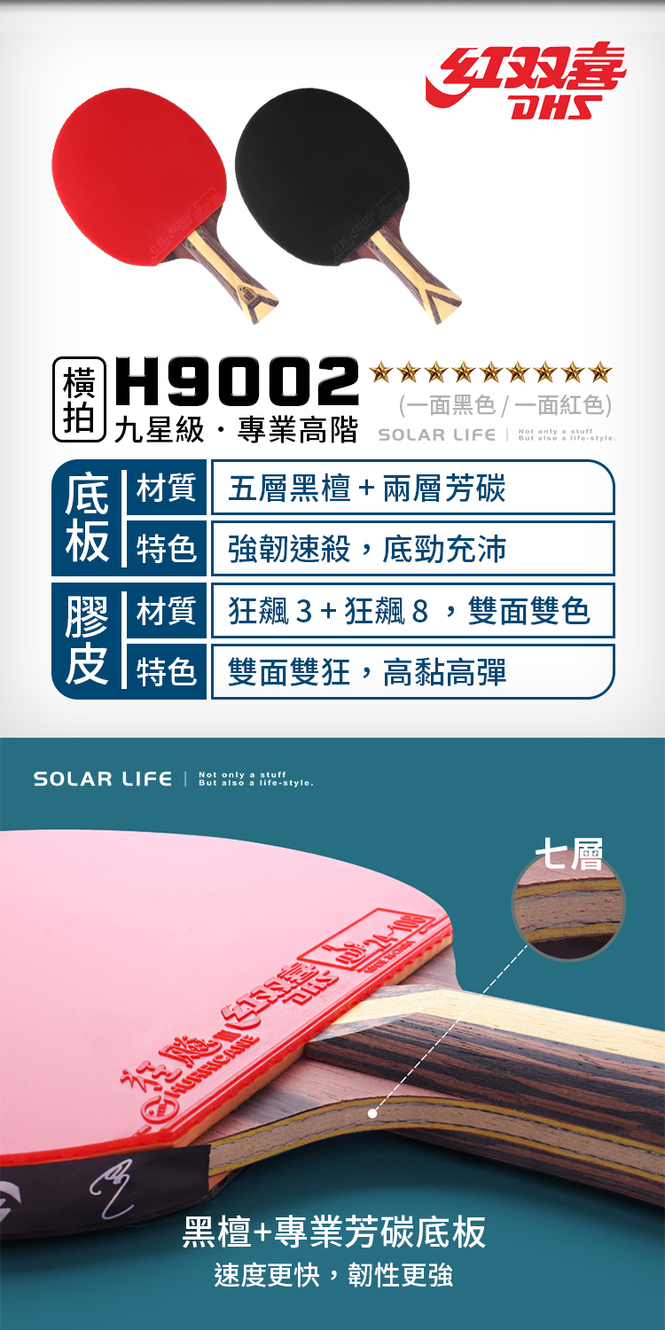 拍 九星級專業高階 SOLAR LIFE