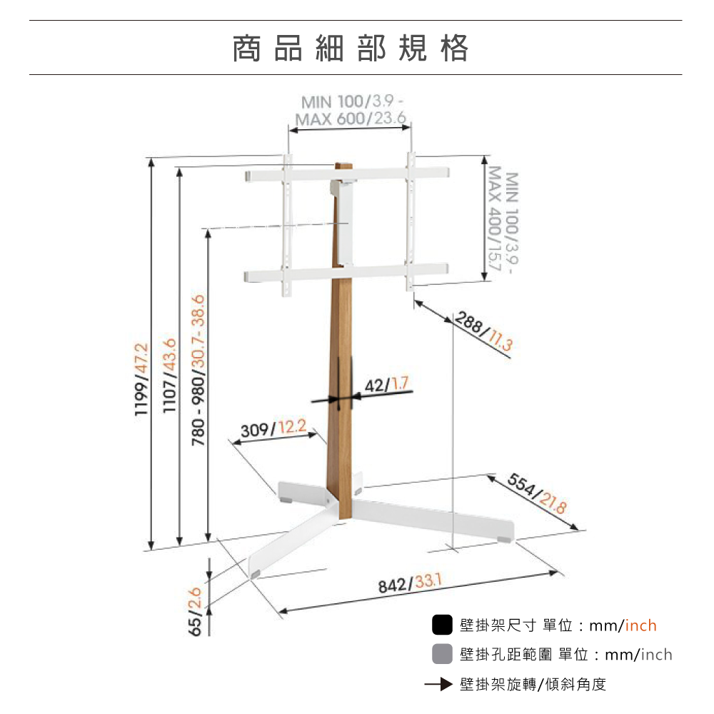 Vogels TVS 3695 - 詳情11