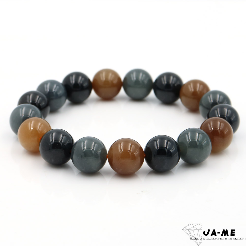 JA-ME】天然和田玉新疆樓蘭三彩手串12mm - momo購物網- 好評推薦-2026年5月