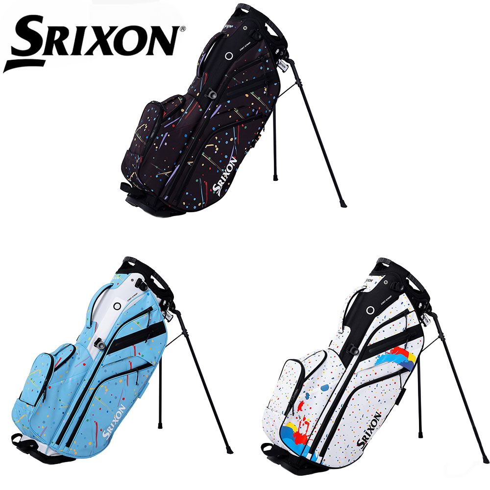 DUNLOP 登祿普】2026 SRIXON Tour Ink 潑漆圖案高爾夫腳架袋9吋GGC