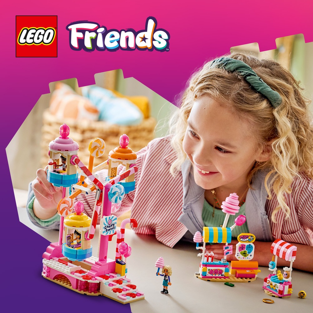LEGO 樂高】Friends 42700 糖果和杯子蛋糕摩天輪(扮家家酒想像力遊戲