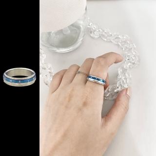 (LATTE)TheCode密碼不鏽鋼戒指-女戒(M)福利品出清