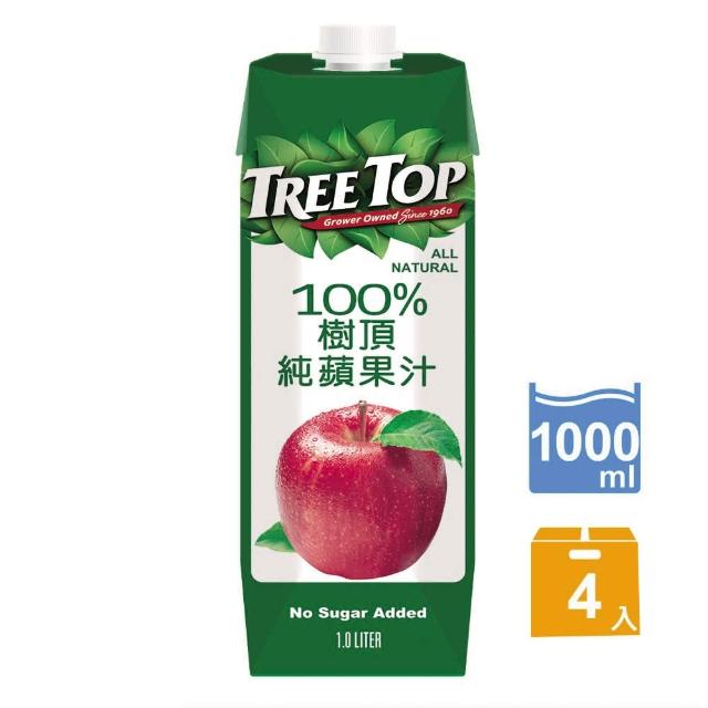 【Tree Top】樹頂蘋果汁1000ml*4罐