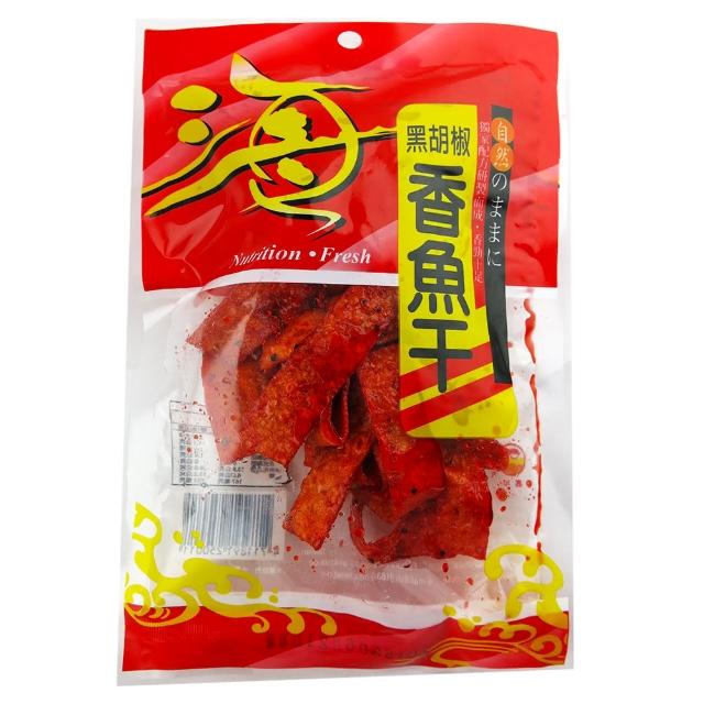 【嘉珍】黑胡椒香魚干(70g)福利品出清