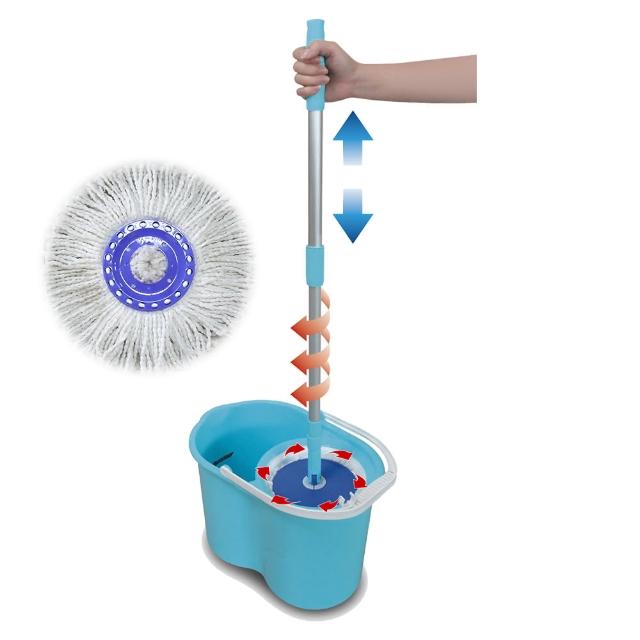 愛樂美 神奇拖手壓式旋轉拖把組