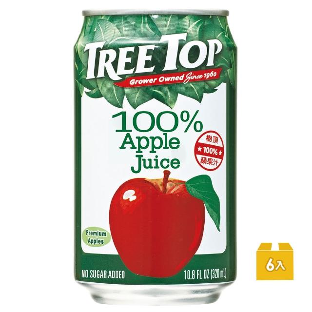 站長推薦-【Tree Top】100%樹頂蘋果汁320ml*6