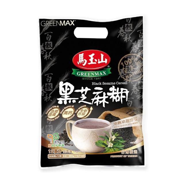 【馬玉山】黑芝麻糊30g x 12入(100%全天然)