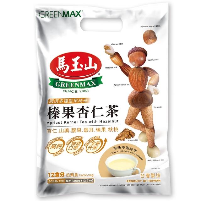 【馬玉山】榛果杏仁茶(30g*12小包/袋)