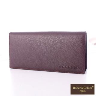 【Roberta Colum】法國荔枝紋軟牛皮多卡夾長夾-共2色