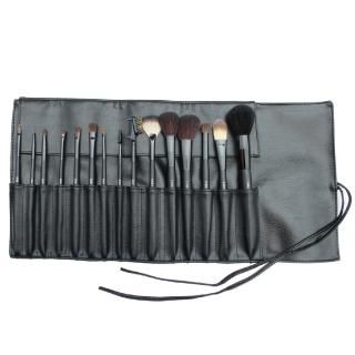 【Galatea葛拉蒂】鑽顏系列 長柄黑原木15支裝專業刷具組(彩妝刷具/化妝刷/刷具/唇刷/眼影刷/蜜粉刷/腮紅刷)