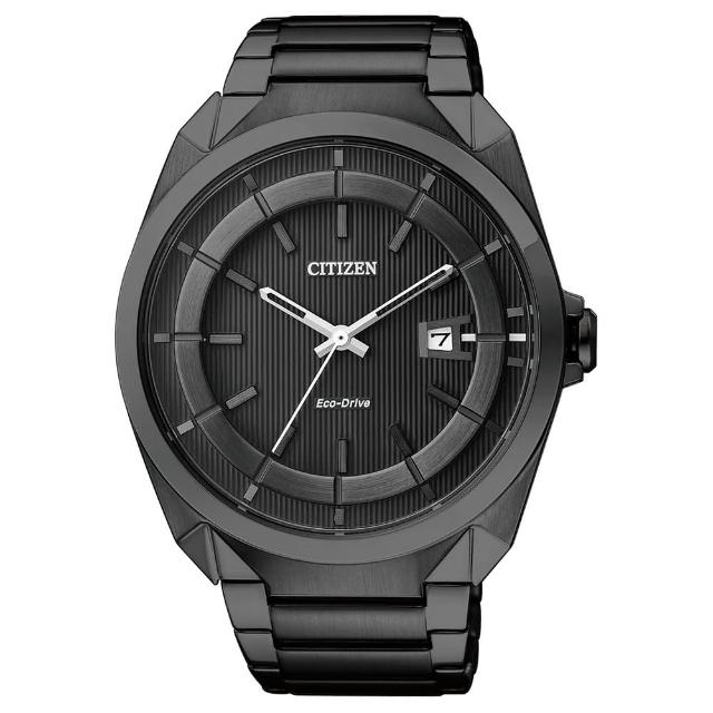 【CITIZEN】Eco-Drive 經典型男風采 (全黑鋼)產品介紹