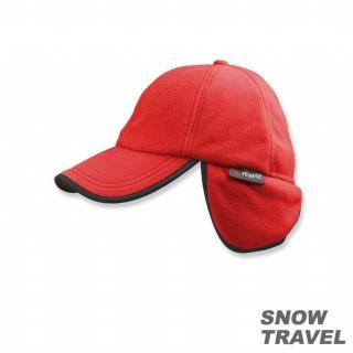 【SNOW TRAVEL】WINDBLOC防風保暖遮耳棒球帽(紅色)開箱