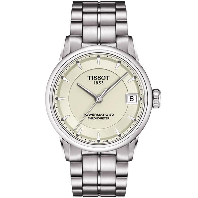【TISSOT】T-Classic Luxury 天文台認證機械腕錶-銀(T0862081126100)評測