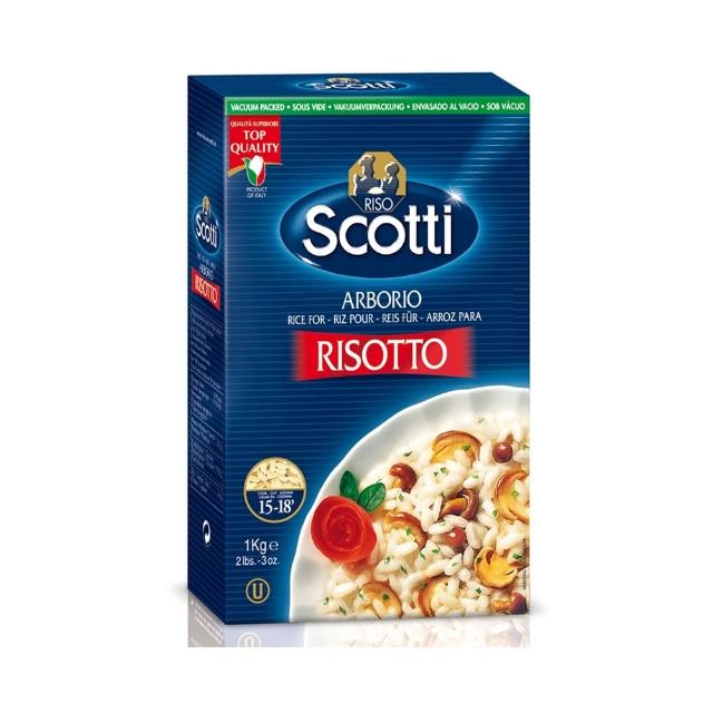 【Riso Scotti】義大利傳統燉飯專業米(1KG/盒)優惠