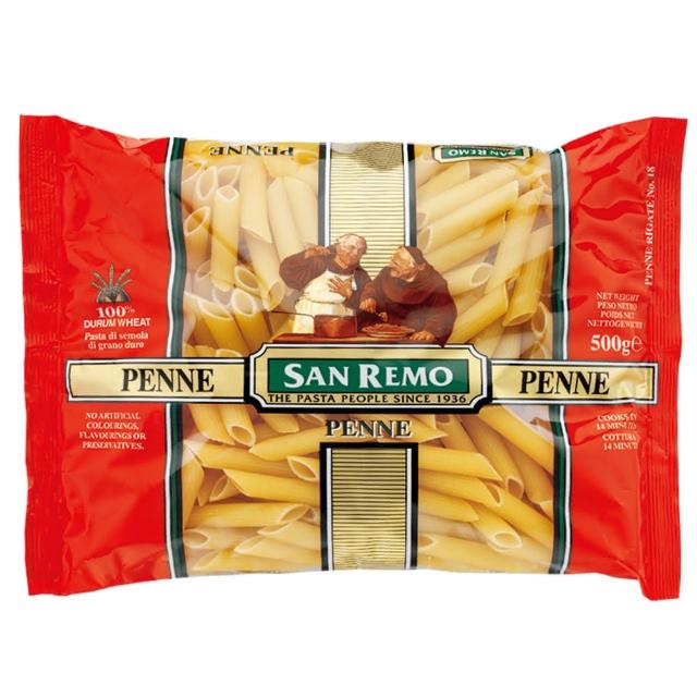 【美味大師】SAN REMO義大利尖管麵(500g)強檔特價