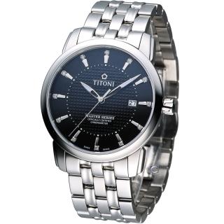 【TITONI 梅花錶】Master Series 天文台認證機械腕錶(83788S-392)