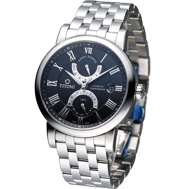 【TITONI 梅花錶】Master Series 天文台認證機械腕錶(94982S-388)最新優惠