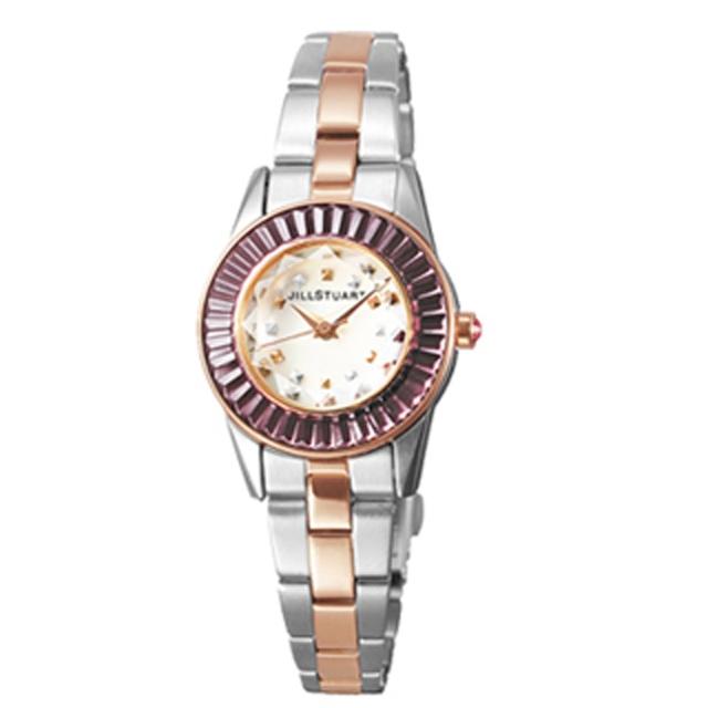 【JILL STUART】都會時尚新女性金屬腕錶 方晶鋯石玫瑰金手錶(玖飾時尚NE1017)開箱文