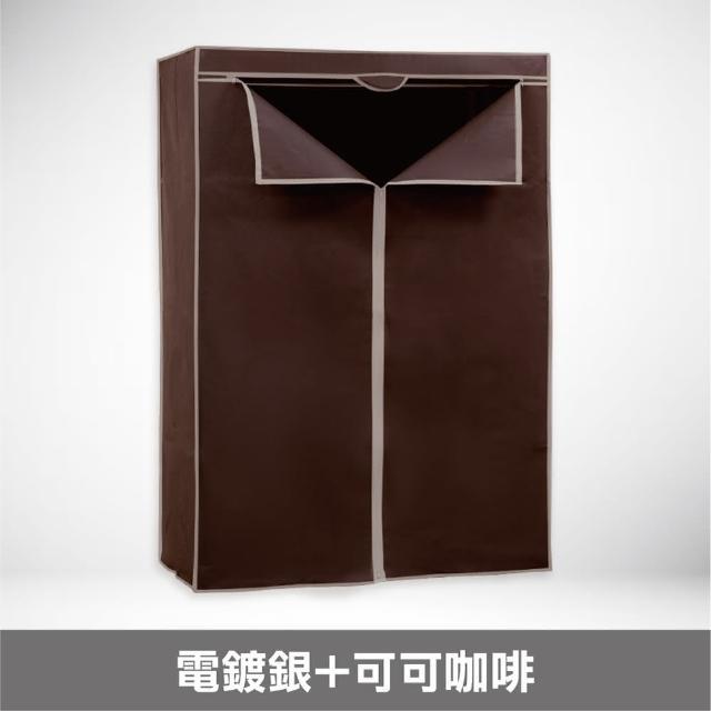【yo-life】100%台灣製 大型鐵力士六層衣櫥組-無附輪(122x46x180cm)