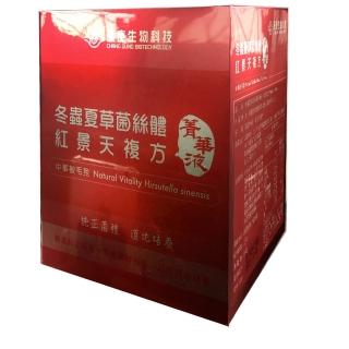 【長庚生技】紅景天複方冬蟲夏草菌絲體精華液24入/箱(6瓶/盒;20ml/瓶)