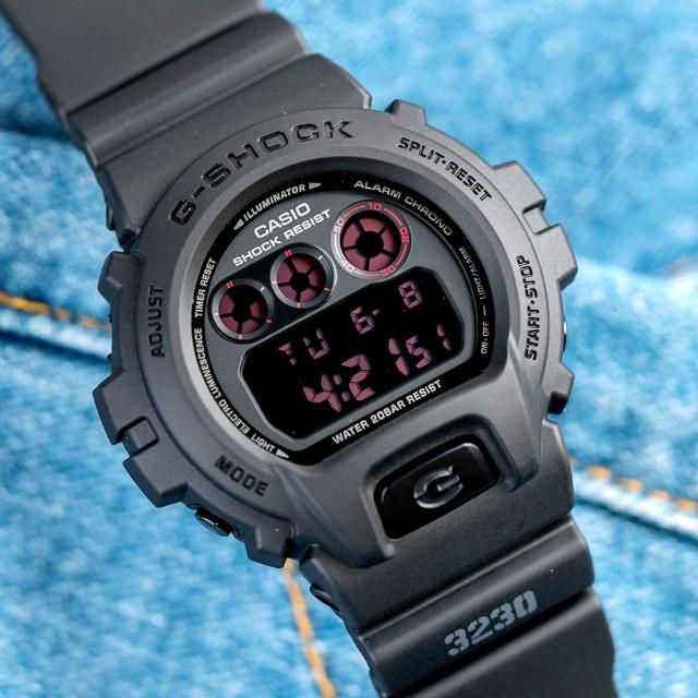 【CASIO 卡西歐】G-SHOCK 軍事風格強悍運動腕錶(黑-DW-6900MS-1DR)比價