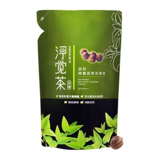 【TEAPOWER 茶寶】淨覺茶 茶籽碗盤蔬果洗潔液補充包700mL 18入箱購(#溫和不傷手 #茶籽酵素 #一瓶搞定)