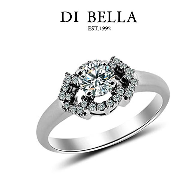 【DI BELLA】極致0.50克拉八心八箭鑽戒