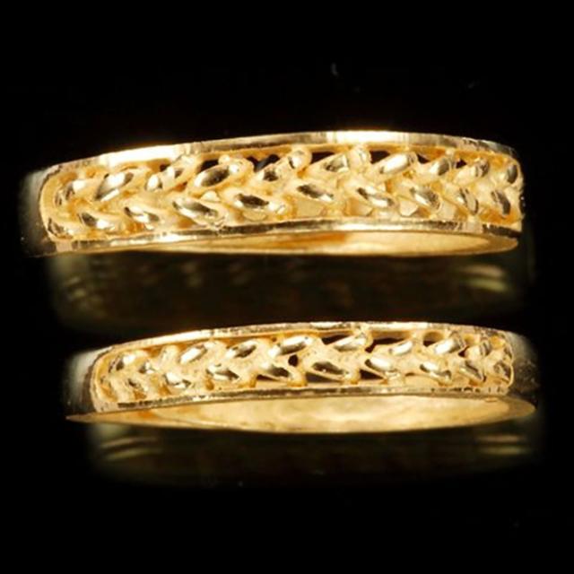 【D.M.】交織黃金對戒 1.55 錢
